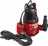 ЗУБР НПЧ-М1-550 дренажный насос с минимальным уровнем откачки, 550 Вт, 160 л/мин, напор 7 м