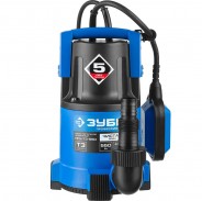 ЗУБР НПЧ-Т3-550 дренажный насос с минимальным уровнем откачки, 550 Вт, 185 л/мин, напор 8 м. Серия Профессионал