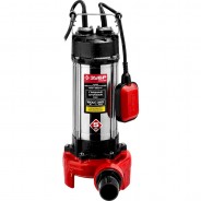 ЗУБР НПФ-1500-Р фекальный насос с режущим механизмом, 1500 Вт, 380 л/мин, напор 15 м