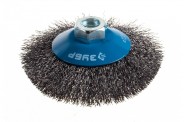 ЗУБР Ø 100 мм, проволока 0.3 мм, щетка коническая для УШМ 35265-100 Профессионал