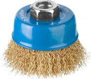 ЗУБР Ø 60 мм, проволока 0.3 мм, щетка чашечная для УШМ 3526-060 Профессионал
