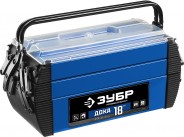 Металлический ящик для инструментов 454 х 210 х 230 мм (18") ЗУБР Профессионал ДОКА