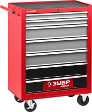 Инструментальная тележка 7 ящиков 680х330х880 мм ЗУБР 38905-7