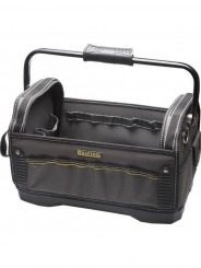 KRAFTOOL 20 карманов, высота 28 мм, длина 46,5 мм, жесткое пластиковое дно, каркасная инструментальная сумка 38741