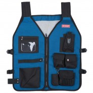 ЗУБР 10 карманов, нейлон, петля (скоба) для крупного инструмента, жилет монтажника 38638