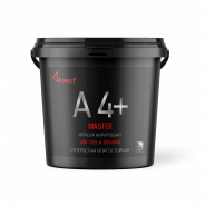 А 4+ MASTER Краска акриловая супербелая для стен и потолков влагостойкая