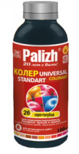 Паста универсальная колеровочная серо-голубой ST-26, "Стандарт" 100 м. "Palizh"