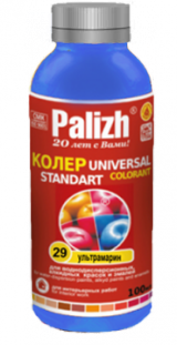 Паста универсальная колеровочная ультрамарин ST-29, "Стандарт" 100 м. "Palizh"