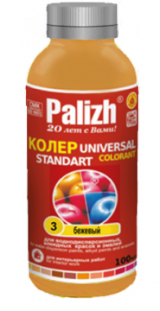 Паста универсальная колеровочная бежевый ST-03, "Стандарт" 100 м. "Palizh"