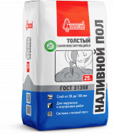 Наливной пол Толстый Старатели 25кг